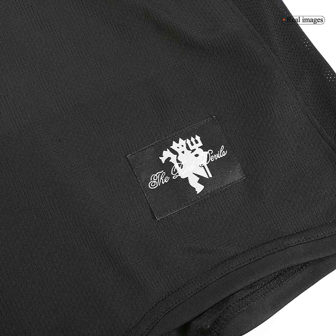 SCHOLES #18 Retro 2007/08 Manchester United Uitshirt (Long)
