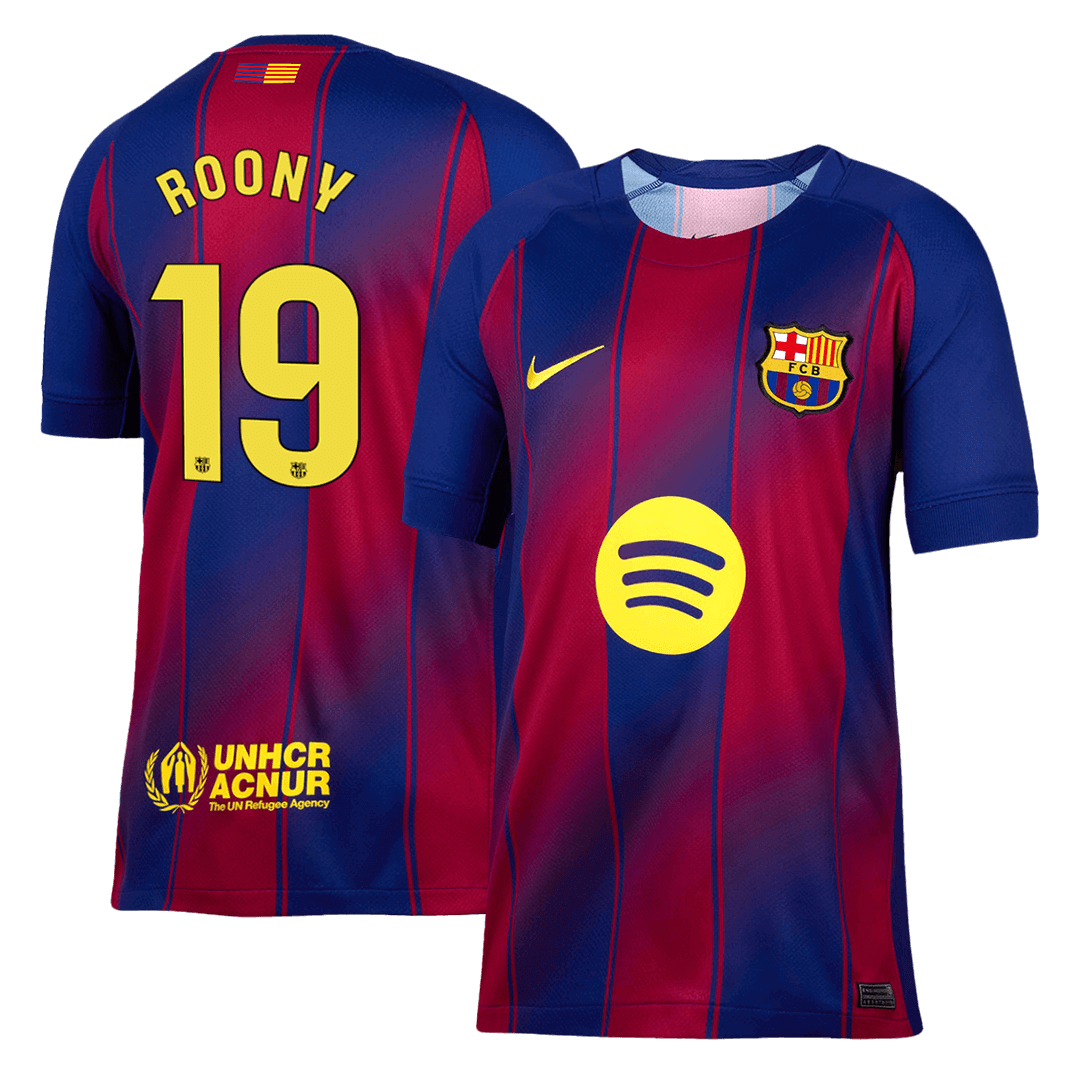ROONY #19 Barcelona Thuisshirt 2025/26
