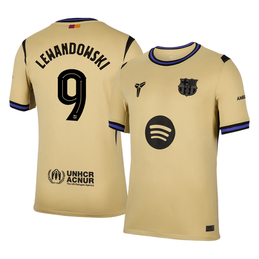 LEWANDOWSKI #9 Barcelona Uitshirt 2025/26 - UCL