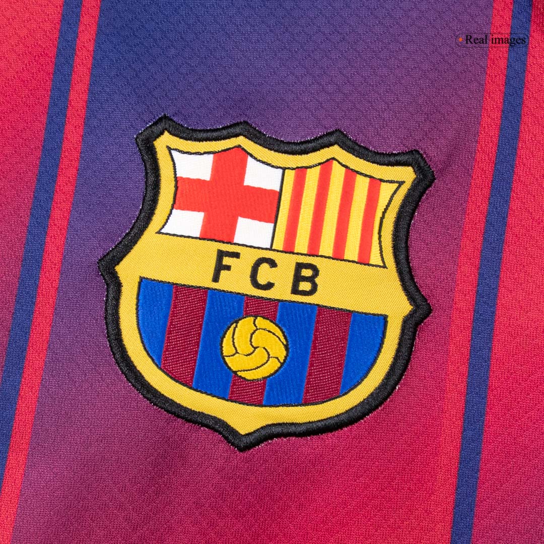 Barcelona Thuisshirt 2025/26 Lange Mouwen