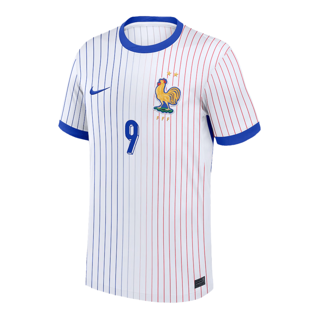 GIROUD #9 Frankrijk Uitshirt Euro 2024
