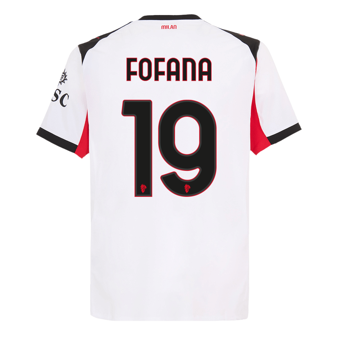 FOFANA #19 AC Milan Uitshirt 2025/26 Spelersversie