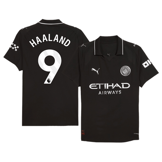 HAALAND #9 Manchester City Uitshirt 2025/26 Spelersversie