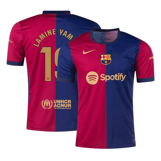 LAMINE YAMAL #19 Barcelona Home Football Shirt 2024/25