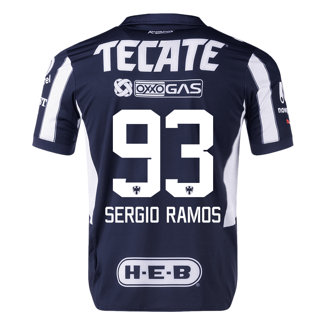 Spelersversie SERGIO RAMOS #93 Monterrey Thuisshirt 2024/25