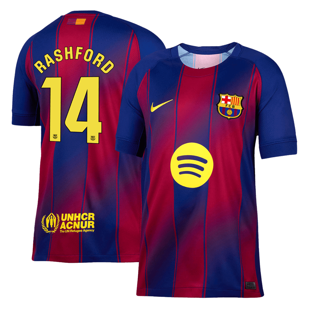 RASHFORD #14 Barcelona Thuisshirt 2025/26