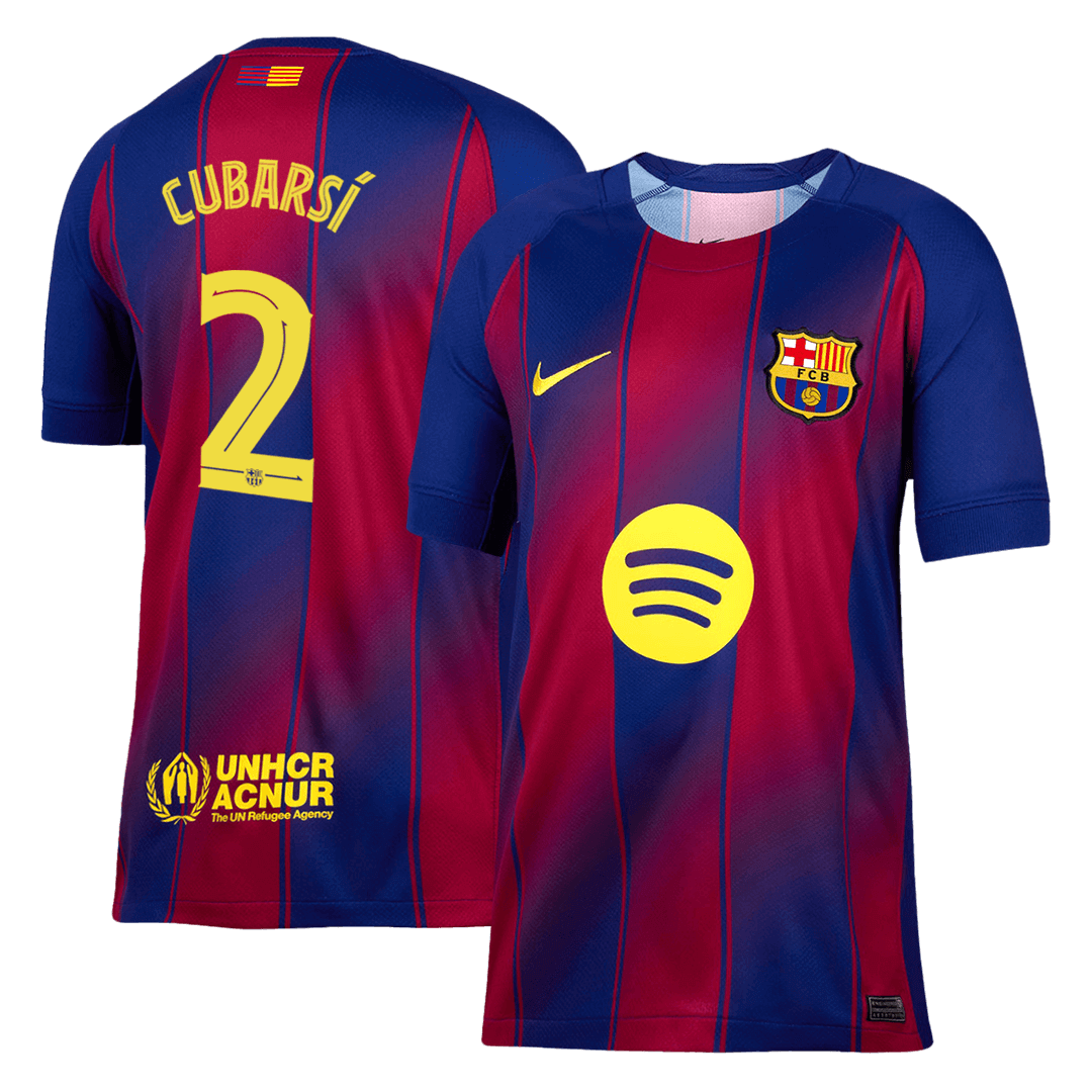 CUBARSÍ #2 Barcelona Thuisshirt 2025/26 - UCL