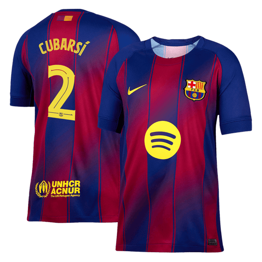 CUBARSÍ #2 Barcelona Thuisshirt 2025/26 - UCL