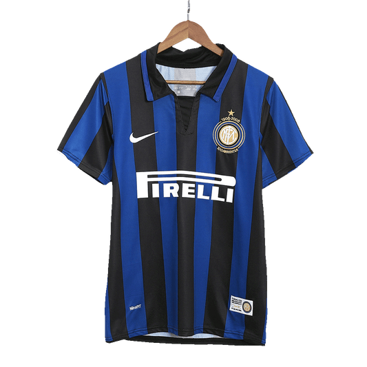 Retro voetbalshirt Inter Milan 100 jaar Thuisshirt 2007/08