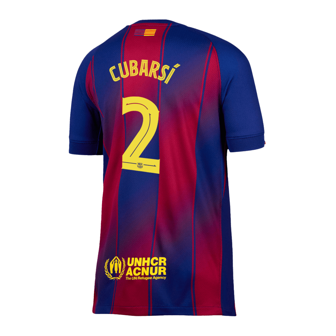 CUBARSÍ #2 Barcelona Thuisshirt 2025/26 - UCL