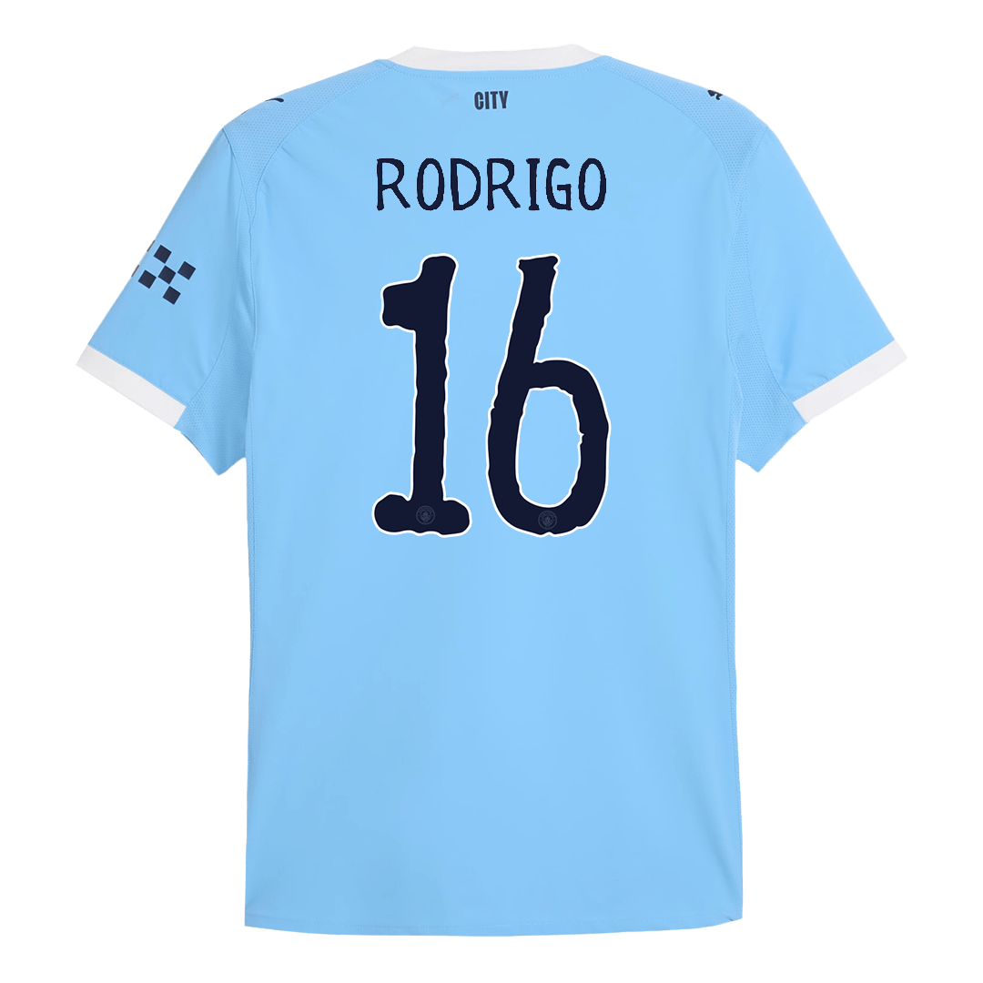 RODRIGO #16 Manchester City Thuisshirt 2025/26 Spelersversie - Club World Cup