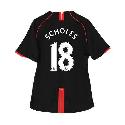 SCHOLES #18 Retro 2007/08 Manchester United Uitshirt
