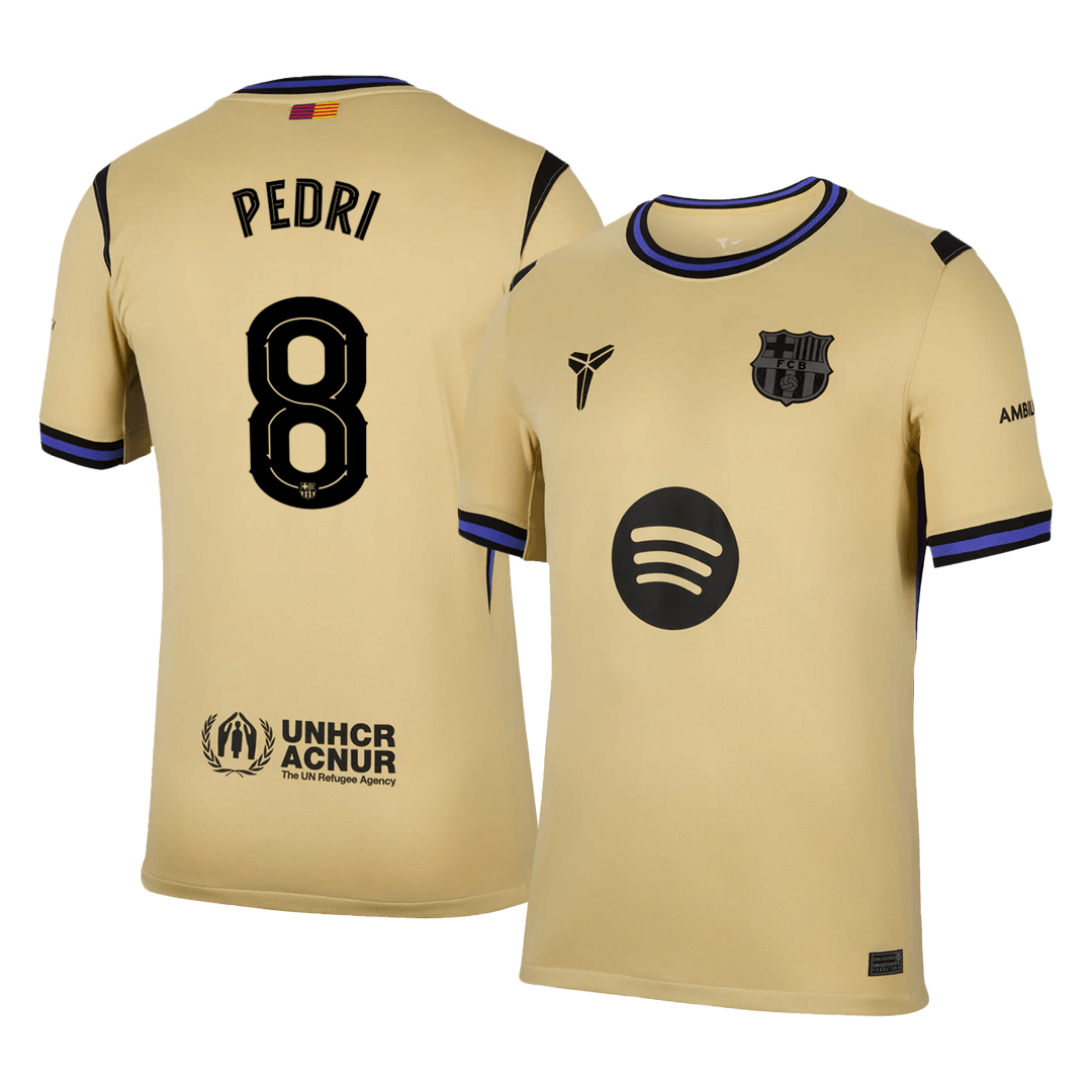 PEDRI #8 Barcelona Uitshirt 2025/26 - UCL