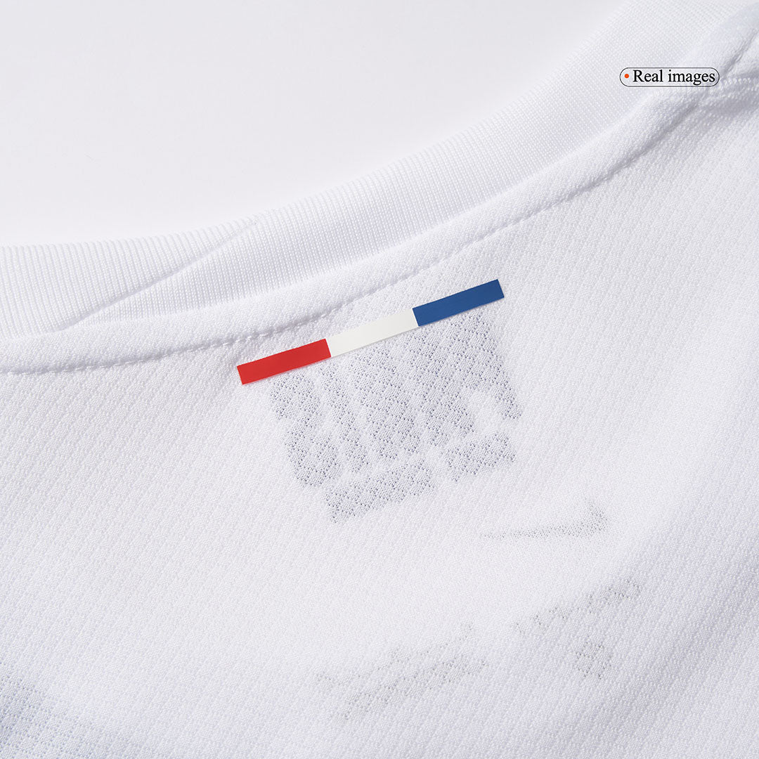 Kid's PSG uit-tenue (shirt + broek) 2024/25