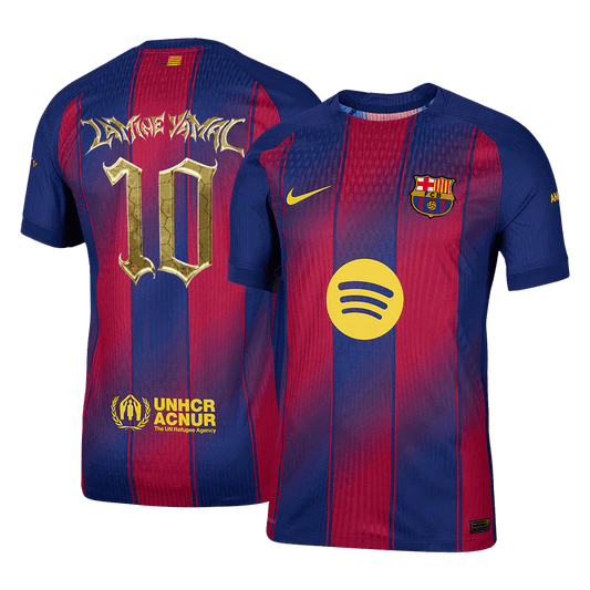 LAMINE YAMAL #10 Barcelona Thuisshirt 2025/26 Spelersversie Kopa Trophy Edition