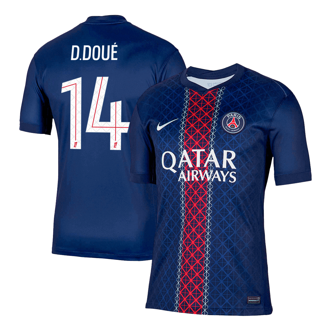 D.DOUÉ #14 PSG Thuisshirt 2025/26
