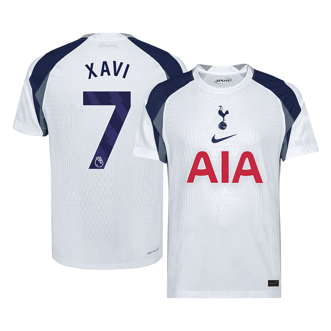XAVI #7 Tottenham Hotspur Thuisshirt 2025/26 Spelersversie
