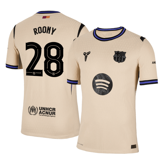 ROONY #28 Barcelona Uitshirt 2025/26 Spelersversie - UCL