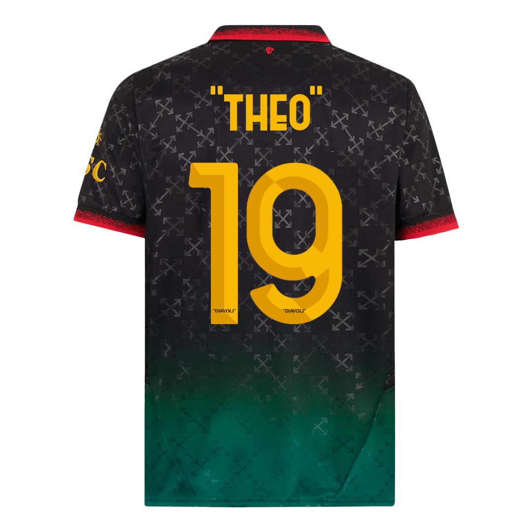 "THEO" #19 AC Milan Vierde Shirt Uitshirt 2024/25