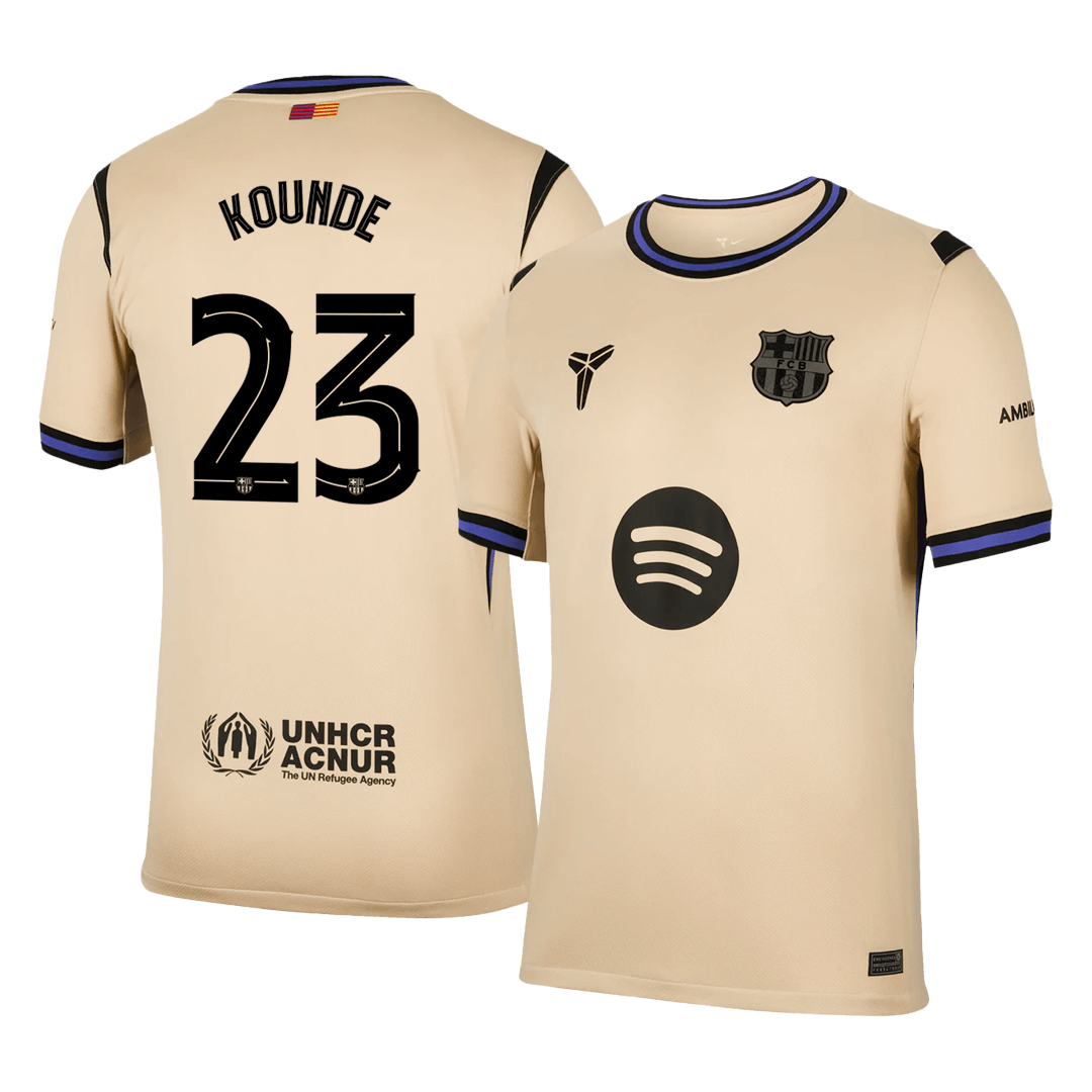 KOUNDE #23 Barcelona Uitshirt 2025/26 - UCL