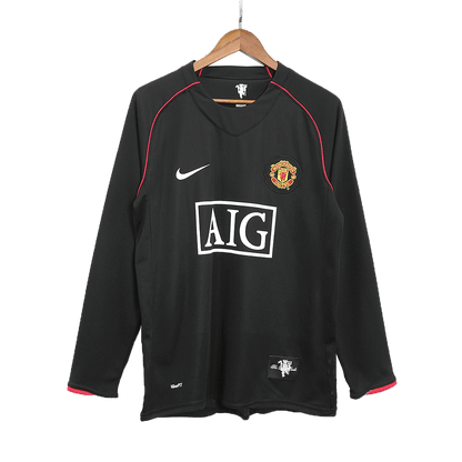 SCHOLES #18 Retro 2007/08 Manchester United Uitshirt (Long)
