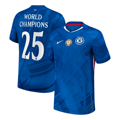 WORLD CHAMPIONS #25 Chelsea Thuisshirt 2025/26