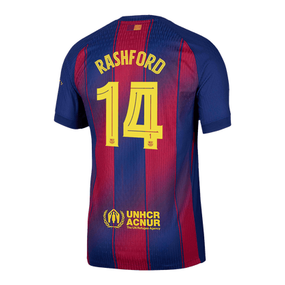 RASHFORD #14 Barcelona Thuisshirt 2025/26 Spelersversie - UCL