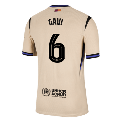 GAVI #6 Barcelona Uitshirt 2025/26 Spelersversie - UCL