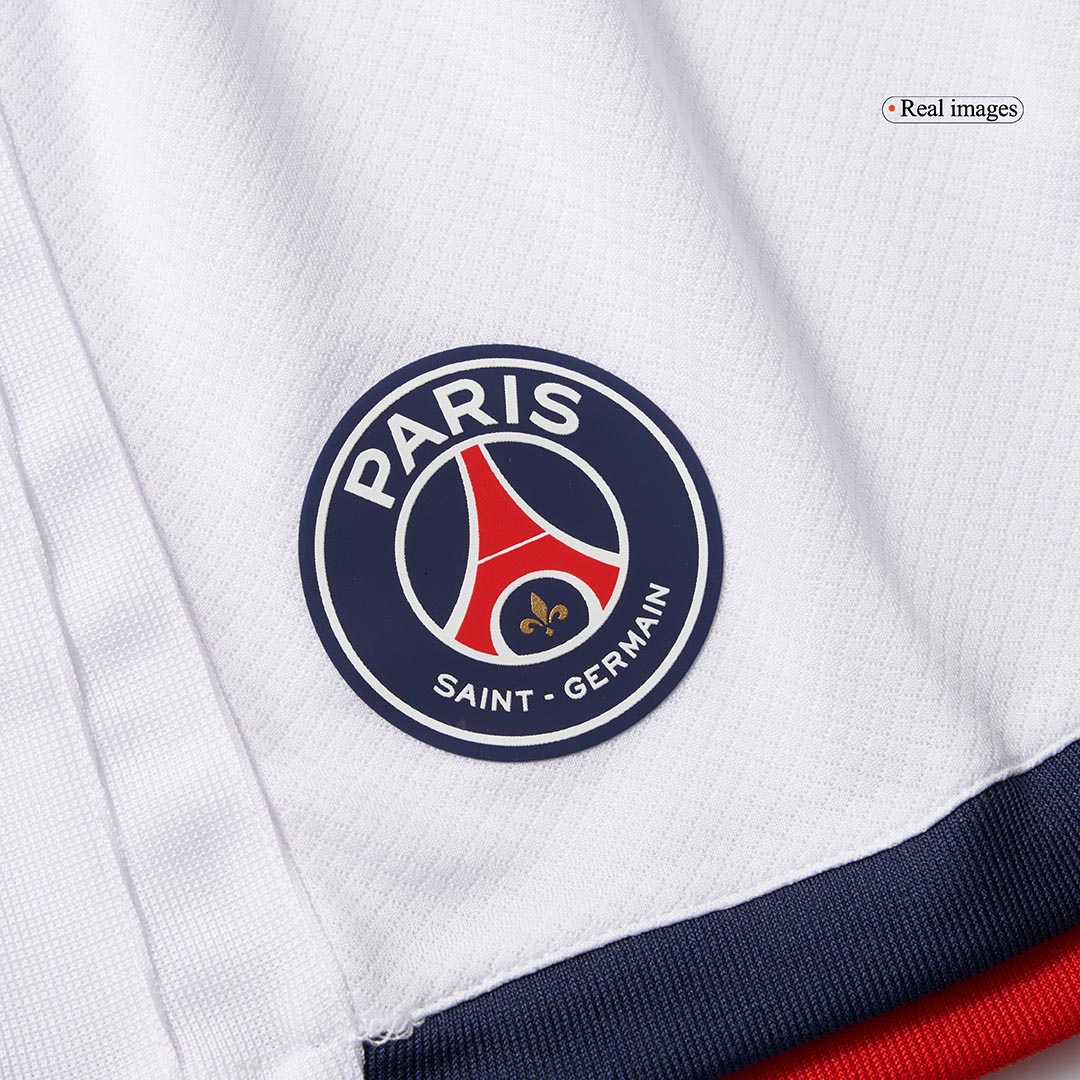 Kid's PSG uit-tenue (shirt + broek) 2024/25