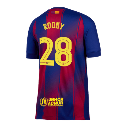 ROONY #28 Barcelona Thuisshirt 2025/26 - UCL