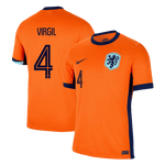 VIRGIL #4 Oranje Thuisshirt 2024