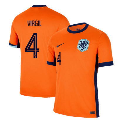 VIRGIL #4 Oranje Thuisshirt 2024