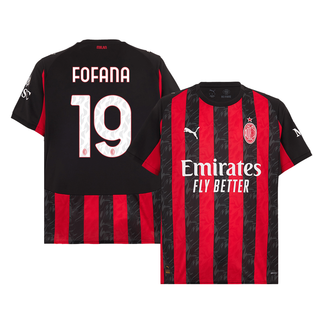 FOFANA #19 AC Milan Thuisshirt 2025/26