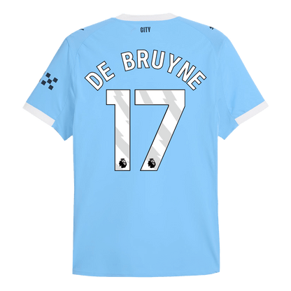 DE BRUYNE #17 Manchester City Thuisshirt 2025/26 Spelersversie