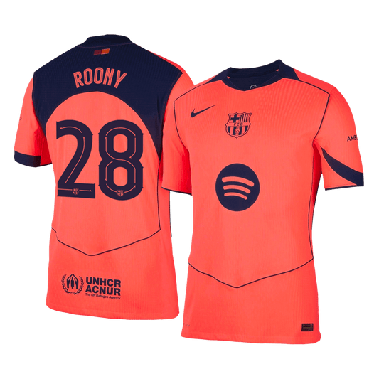 ROONY #28 Barcelona Derde Shirt 2025/26 Spelersversie
