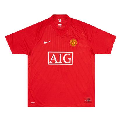 Retro 2007/08 Manchester United Thuisshirt