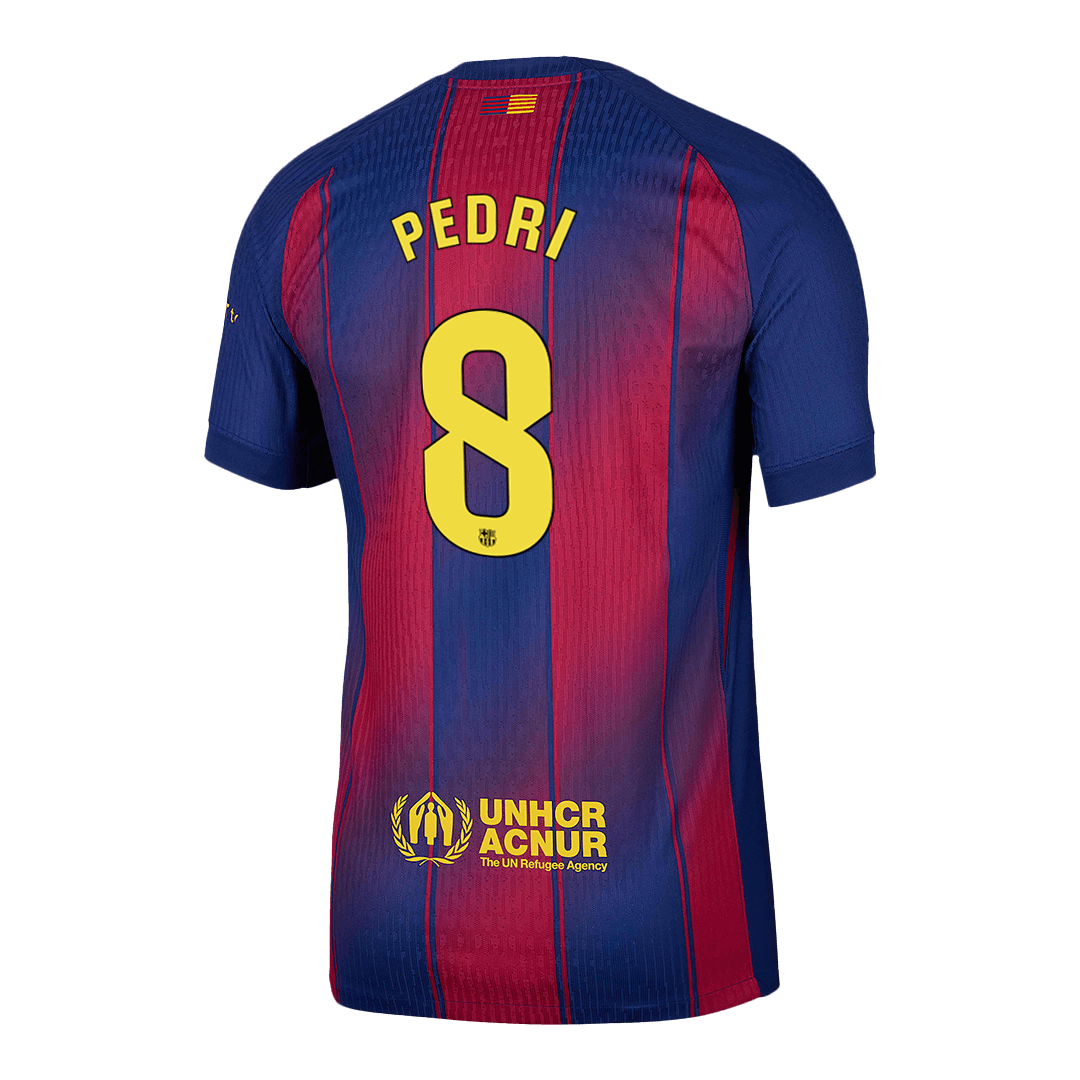PEDRI #8 Barcelona Thuisshirt 2025/26 Spelersversie