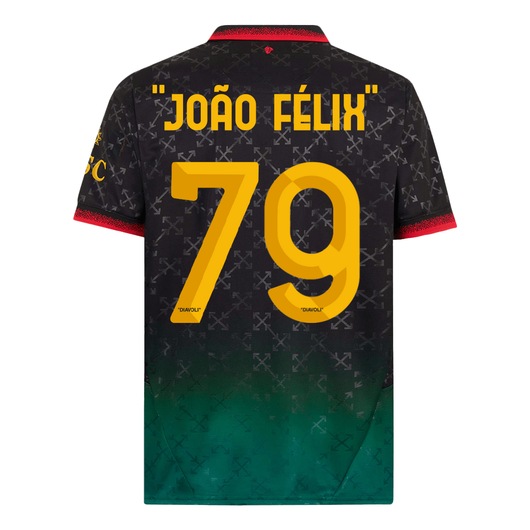 "JOÃO FÉLIX" #79 AC Milan Vierde Shirt Uitshirt 2024/25