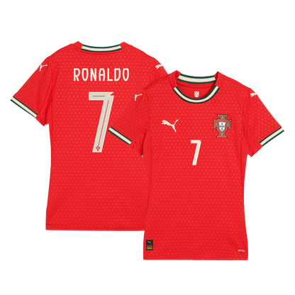 Dames RONALDO #7 Portugal Thuisshirt 2025