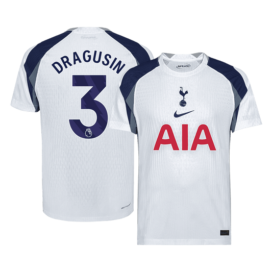 DRAGUSIN #3 Tottenham Hotspur Thuisshirt 2025/26 Spelersversie