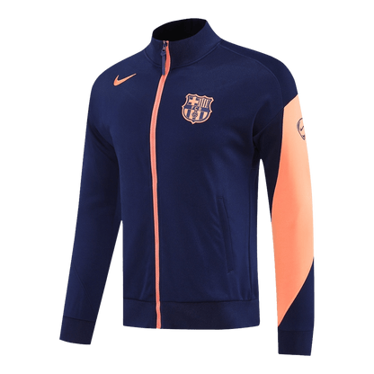 Barcelona Trainingspak 2025/26 Marineblauw Oranje