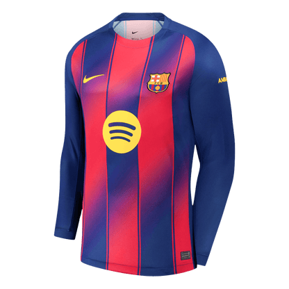 Barcelona Thuisshirt 2025/26 Lange Mouwen