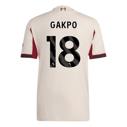 GAKPO #18 Liverpool Uitshirt 2025/26 Spelersversie