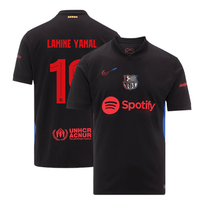 LAMINE YAMAL#19 Barcelona Uitshirt 2024/25- UCL