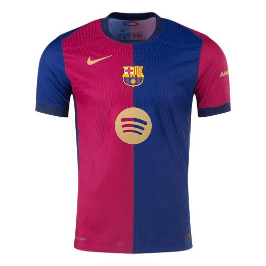 Spelersversie Barcelona Thuisshirt 2024/25 Spotify-logo zonder tekst