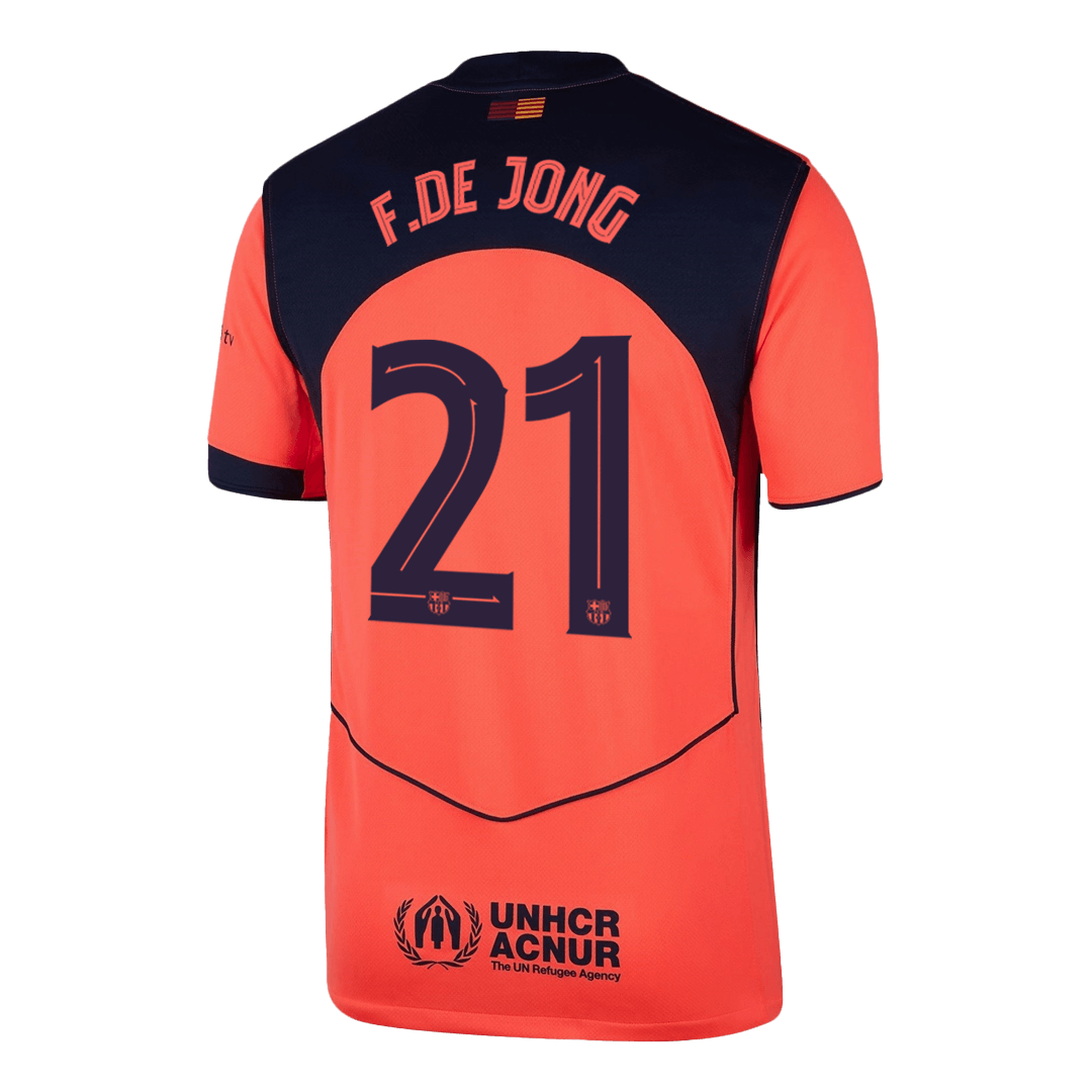 F.DE JONG #21 Barcelona Derde Shirt 2025/26 - UCL