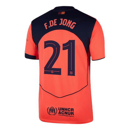F.DE JONG #21 Barcelona Derde Shirt 2025/26 - UCL