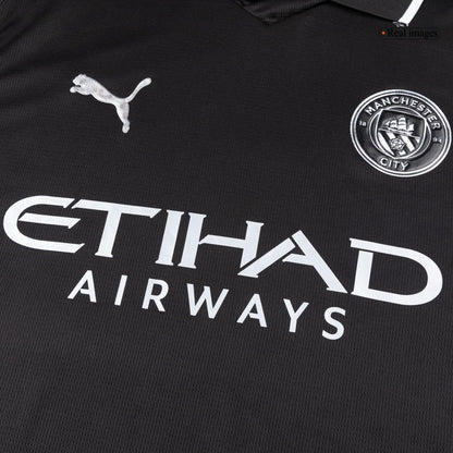 Manchester City Uitshirt 2025/26 Lange Mouwen