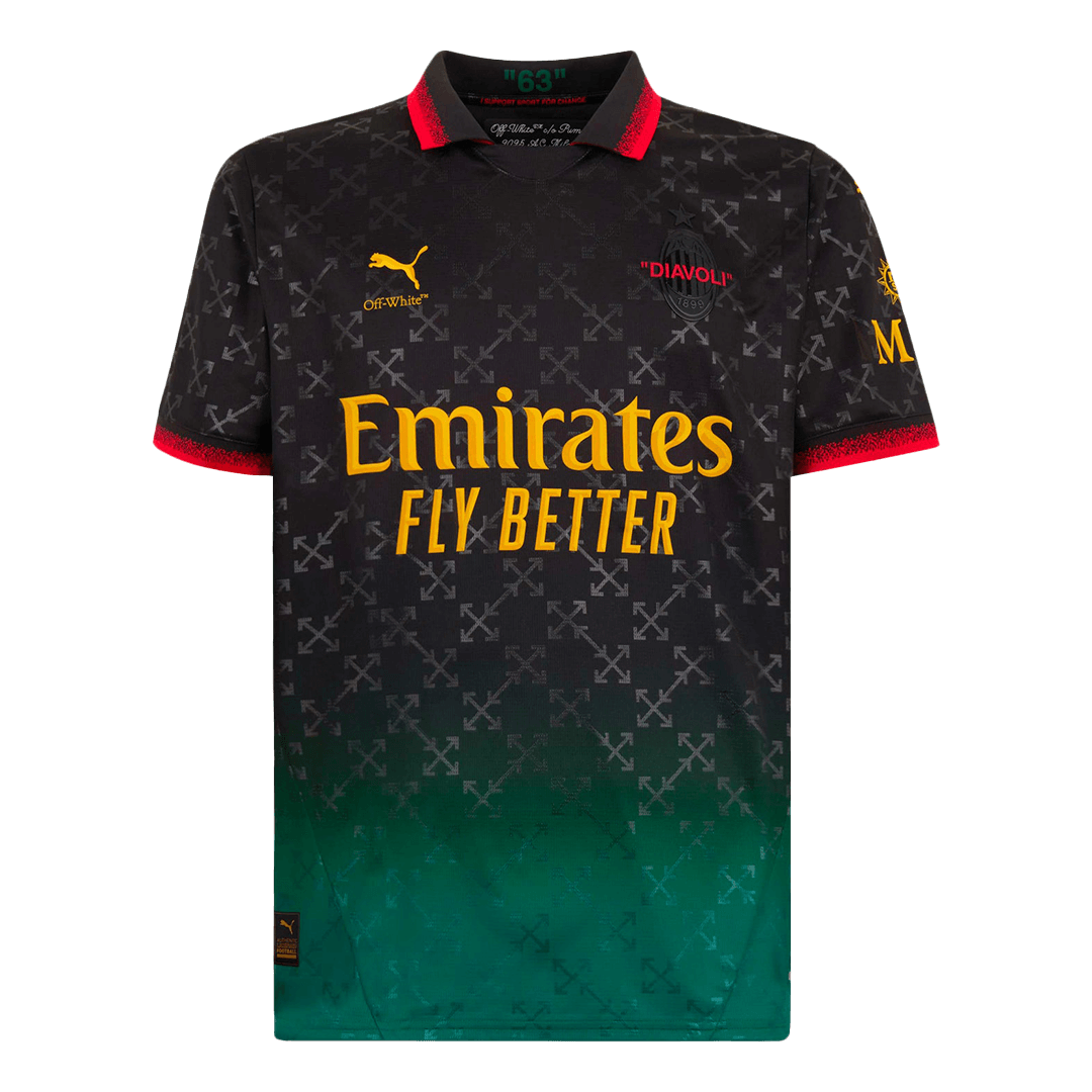 "JOÃO FÉLIX" #79 AC Milan Vierde Shirt 2024/25 Zwart