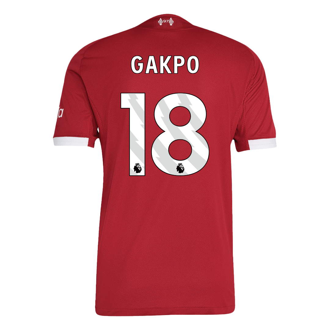 GAKPO #18 Liverpool Thuisshirt 2025/26 Spelersversie